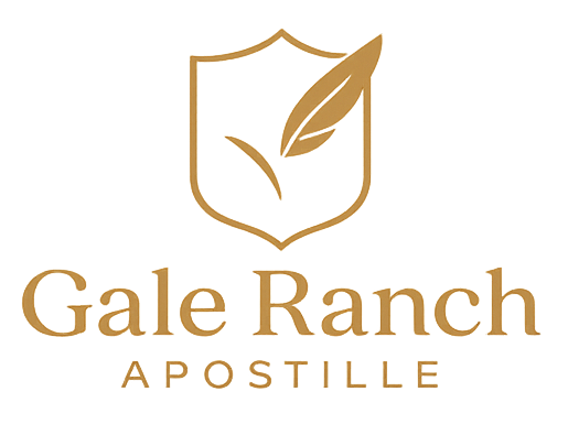 Gale Ranch Apostille